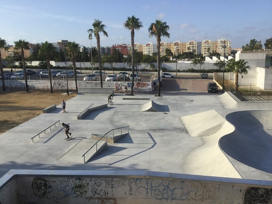 skatepark en Cádiz